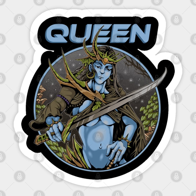 QUEEN Sticker by Stooner